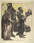 Emil Nolde. Die heiligen drei Könige (The Three Magi). (1913)
