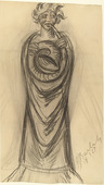 Ernst Barlach. The Hornblower (Der Hornbläser). 1927