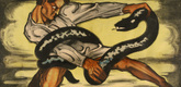 Otto von Kursell. Down with Bolshevism (Nieder mit dem Bolschewismus). 1919