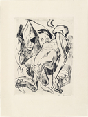 Max Beckmann. Second Illustration for Chapter One (Zweite Illustration zu Kapitel Eins) from Die Fürstin (The Duchess). (1917, published 1918)