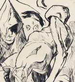 Max Beckmann. Second Illustration for Chapter One (Zweite Illustration zu Kapitel Eins) from Die Fürstin (The Duchess). (1917, published 1918)