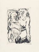 Max Beckmann. Illustration for Chapter Two (Illustration zu Kapitel Zwei) from Die Fürstin (The Duchess). (1917, published 1918)