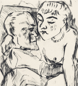 Max Beckmann. Illustration for Chapter Two (Illustration zu Kapitel Zwei) from Die Fürstin (The Duchess). (1917, published 1918)