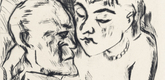 Max Beckmann. Illustration for Chapter Two (Illustration zu Kapitel Zwei) from Die Fürstin (The Duchess). (1917, published 1918)