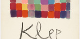 Paul Klee. Poster for Klee Exhibition at Berggruen & Cie. 1955