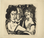 Max Beckmann. Group Portrait, Eden Bar (Gruppenbildnis Edenbar). (1923)