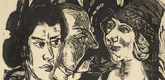 Max Beckmann. Group Portrait, Eden Bar (Gruppenbildnis Edenbar). (1923)