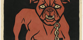 Thomas Theodor Heine. Bulldog Poster (Mops-Plakat) for the periodical Simplicissimus. 1896
