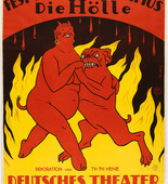 Thomas Theodor Heine. Poster for the Simplicissimus Festival "Hell" (Hölle). 1929