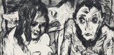 Max Beckmann. Adam and Eve (Adam und Eva). (1917, published 1918)