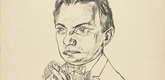 Max Beckmann. Portrait of Dr. Heinrich Simon (Bildnis Dr. Heinrich Simon). (1922)