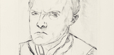 Max Beckmann. Self-Portrait (Selbstbildnis) from Faces (Gesichter). (1918, published 1919)