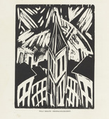 Willi Zierath. Untitled (plate, preceding p. 321) from the periodical Das Kunstblatt, vol. 3, no. 11 (Nov 1919). 1919