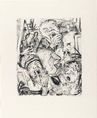Max Beckmann. Faces (Gesichter). 1919 (prints executed: 1915-1918)