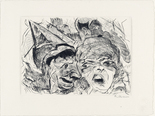 Max Beckmann. Theater from the portfolio Faces (Gesichter). (1916, published 1919)