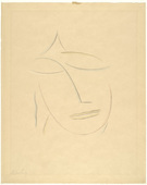 Alexei Jawlensky. Head VI (Kopf VI) from the portfolio Heads (Köpfe). (1922)