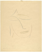 Alexei Jawlensky. Head VI (Kopf VI) from the portfolio Heads (Köpfe). (1922)
