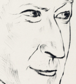 Max Beckmann. Portrait of Reinhard Piper (Bildnis Reinhard Piper). (1920, published c. 1921)