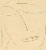 Alexei Jawlensky. Head VI (Kopf VI) from the portfolio Heads (Köpfe). (1922)
