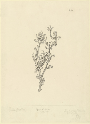 Paul Klee. Giant Aphid (Riesenblattlaus) for the illustrated book Deutsche Graphiker der Gegenwart. 1920
