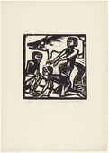 Walter Helbig. Children Playing (Spielende Kinder) from 16 Woodcuts (16 Holzschnitte). 1912, published 1926