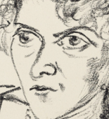 Max Beckmann. Portrait of Fridel Battenberg (Bildnis Fridel Battenberg). (c. 1921)