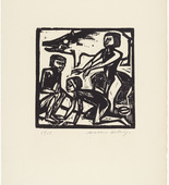 Walter Helbig. Children Playing (Spielende Kinder) from 16 Woodcuts (16 Holzschnitte). 1912, published 1926