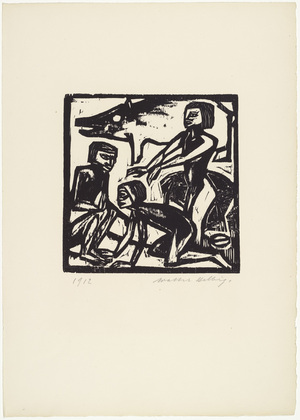 Walter Helbig. Children Playing (Spielende Kinder) from 16 Woodcuts (16 Holzschnitte). 1912, published 1926