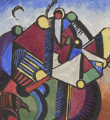 Ludwig Hirschfeld-Mack. Abstract Composition (Abstrakte Komposition). (1921)