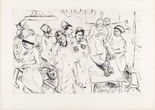 Max Beckmann. The Large Operation (Grosse Operation) from Faces (Gesichter). (c. 1914, published 1919)