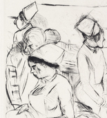 Max Beckmann. The Large Operation (Grosse Operation) from Faces (Gesichter). (c. 1914, published 1919)