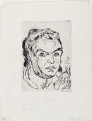 Max Beckmann. Portrait of Kasimir Edschmid (Bildnis Kasimir Edschmid). (1917)