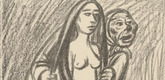 Ernst Barlach. The Sacrifice (The Procuress) (Dos Opfer (Die Kupplerin)). (1924)