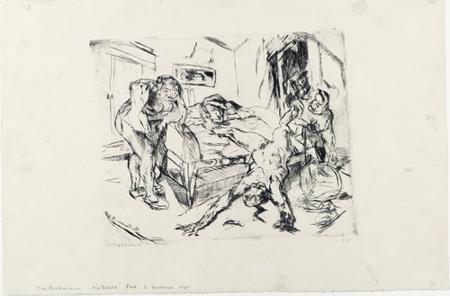 Max Beckmann. Night (Die Nacht). (1914), dated 1916, published 1918