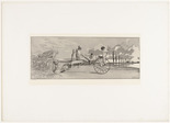 Max Klinger. Cupid, Death and the Beyond (Amor, Tod und Jenseits) (plate XII) from Intermezzos, Opus IV (Intermezzi, Opus IV). (first published 1881), executed 1879/1881
