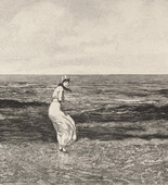 Max Klinger. By the Sea (Am Meer) (plate II) from Intermezzos, Opus IV (Intermezzi, Opus IV). (first published 1881)