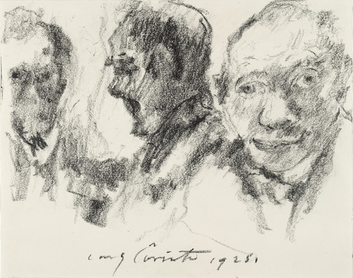 Lovis Corinth. Self-Portrait with Reflections. 1925