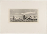 Max Klinger. Pursued Centaur (Verfolgter Centaur) (plate III) from Intermezzos, Opus IV (Intermezzi, Opus IV). (first published 1881)