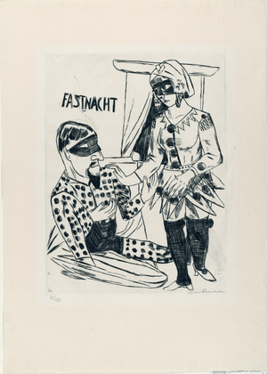 Max Beckmann. Fastnacht. (1922)
