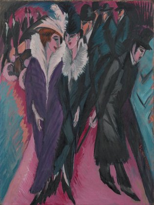 Ernst Ludwig Kirchner. Street, Berlin. 1913