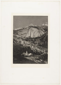 Max Klinger. Moonlight (Mondnacht) (plate IV) from Intermezzos, Opus IV (Intermezzi, Opus IV). (first published 1881)