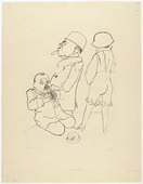 George Grosz. Dissonant Flute (Verstimmte Flöte). (1922)