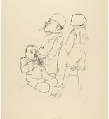 George Grosz. Dissonant Flute (Verstimmte Flöte). (1922)