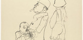 George Grosz. Dissonant Flute (Verstimmte Flöte). (1922)