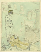 George Grosz. The End of the Road (Out of Fear of Starvation) [Das Ende des Weges (Aus Nahrungssorgen)]. 1913