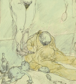 George Grosz. The End of the Road (Out of Fear of Starvation) [Das Ende des Weges (Aus Nahrungssorgen)]. 1913