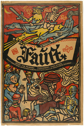 Karl Michel. Poster for Faust. 1926