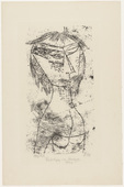 Paul Klee. Saint of the Inner Light (Die Heilige vom innern Licht) for the portfolio New European Graphics, 1st Portfolio: Masters of the Staatliches Bauhaus, Weimar (Neue europäische Graphik, 1. Mappe: Meister des Staatlichen Bauhauses in Weimar). 1921