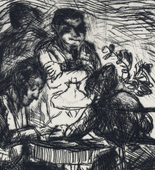 Max Beckmann. Evening Party (Abendgesellschaft). (1912, published not before 1917)