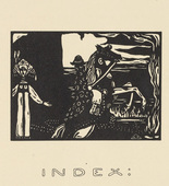 Vasily Kandinsky. Title page (Flame) from Xylographs (Xylographies). 1909 (executed 1907)